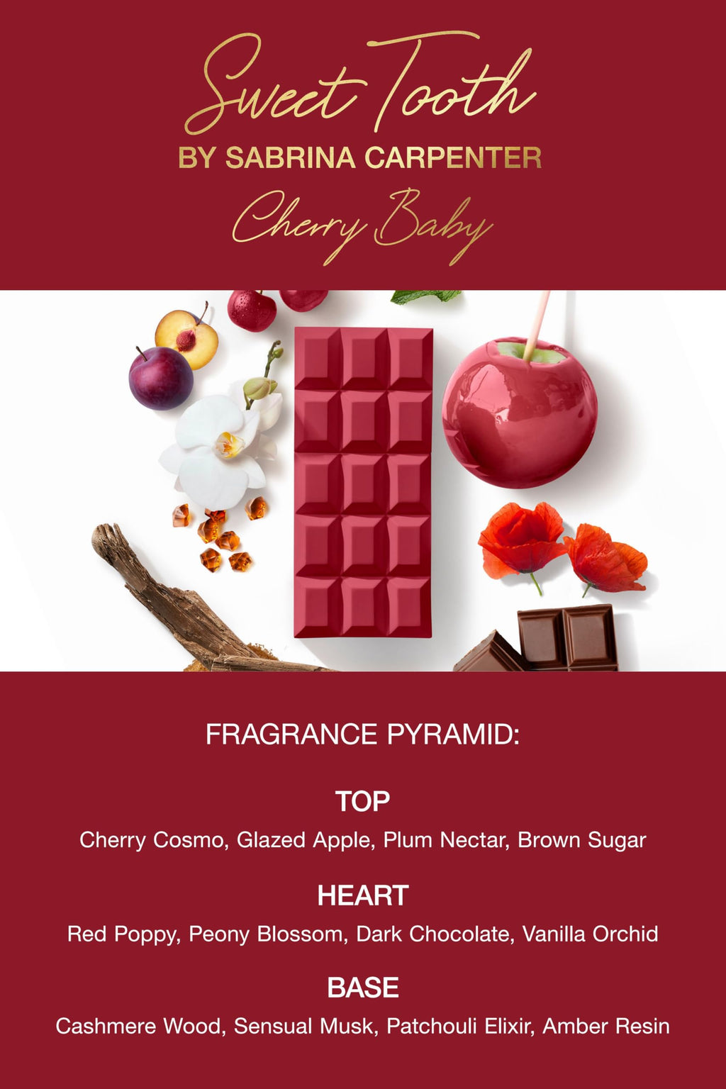 Sabrina Carpenter Sweet Tooth Cherry Baby Eau de Parfum 75ml Spray