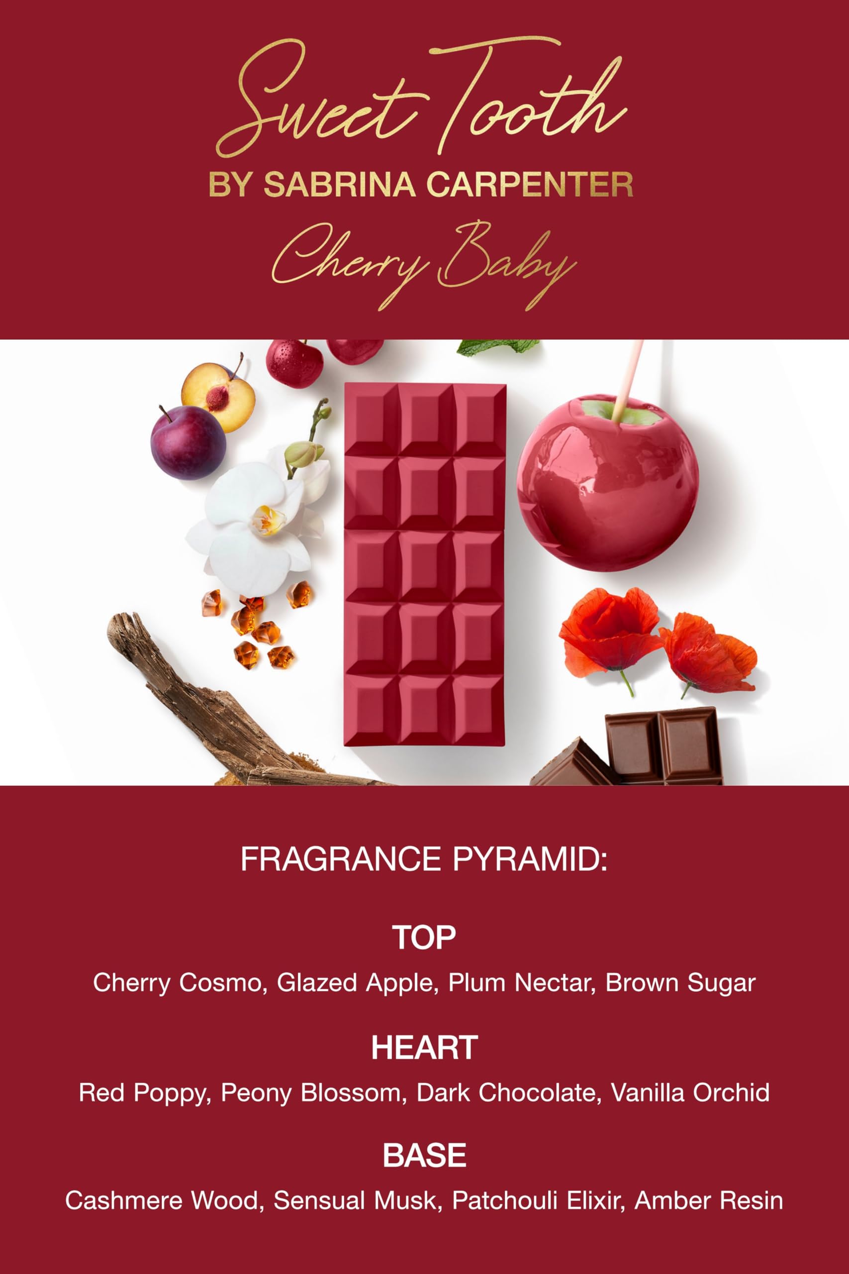 Sabrina Carpenter Sweet Tooth Cherry Baby Eau de Parfum 75ml Spray
