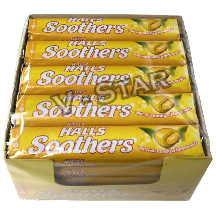 Halls Soothers Honey & Lemon 20 Pack