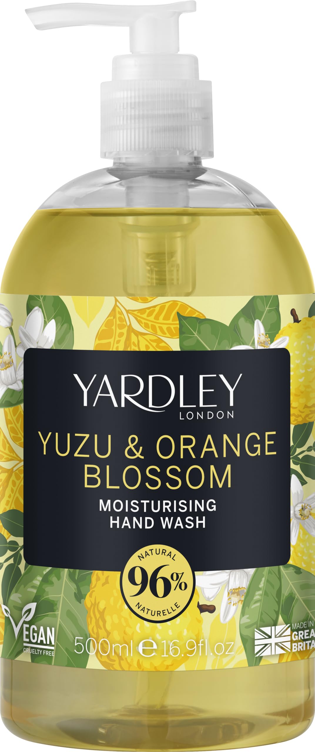 Yardley Hand Wash Yuzu Tea & Orange Blossom
