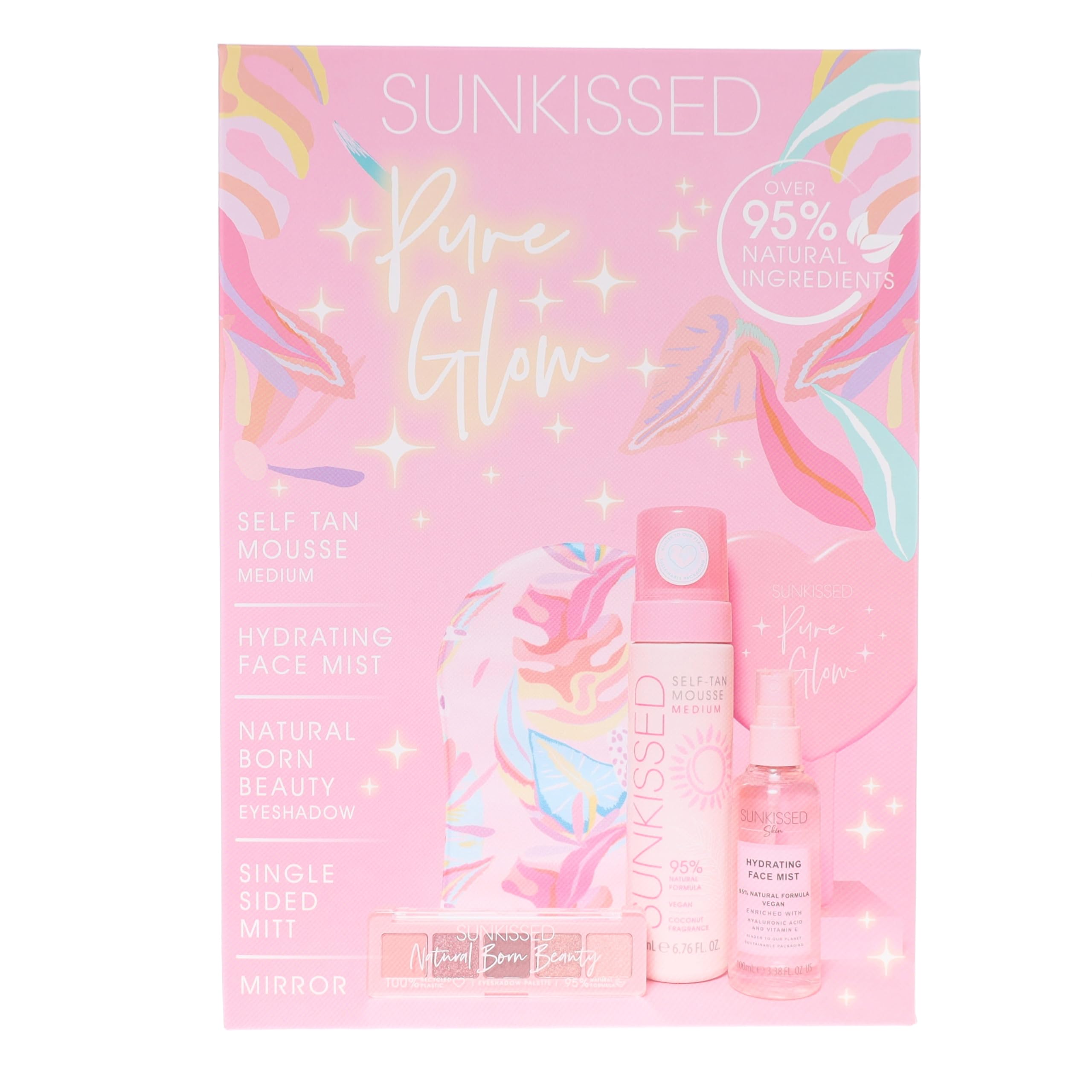 Sunkissed Pure Glow Tanning Gift Set - Medium