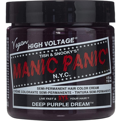 Manic Panic High Voltage Deep Purple  Semi-Permanent Hair Color Cream 118ml