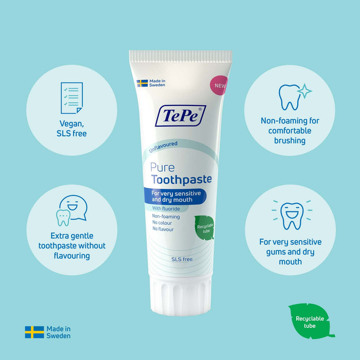 TePe Pure Toothpaste Unflavoured