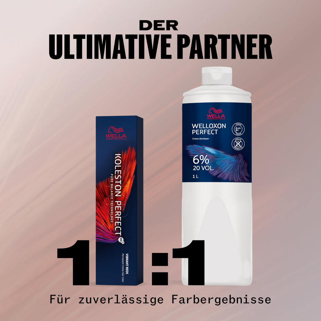 Wella Koleston Perfect Me Plus Hair Colourant 60ml - Vibrant Reds 8/34 Light Blonde Golden Red