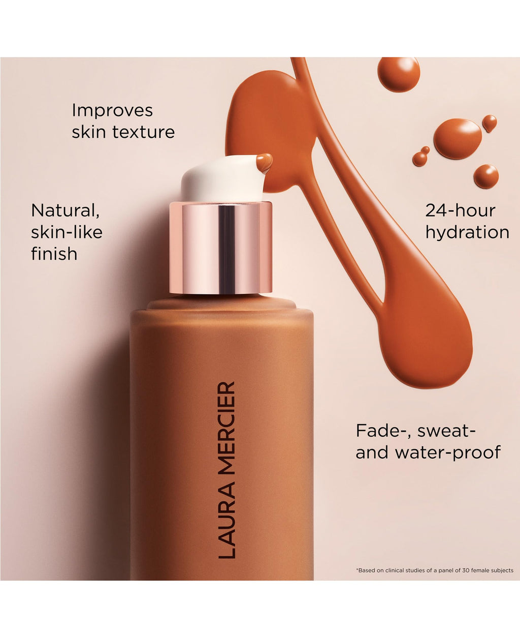 Laura Mercier Real Flawless Weightless Perfecting Waterproof Foundation - 30ml - 0N1 Silk