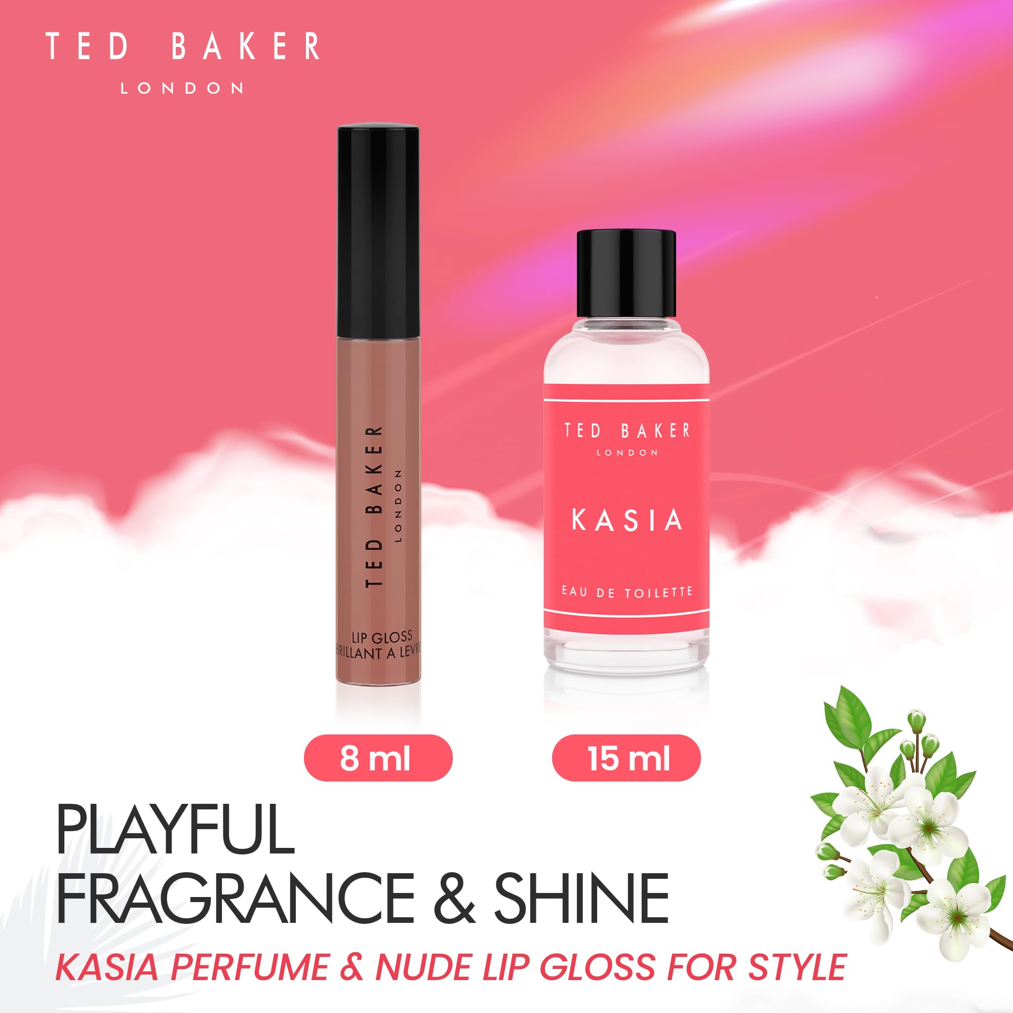Ted Baker Kasia Cracker Gift Set 15ml EDT + 8ml Lipgloss