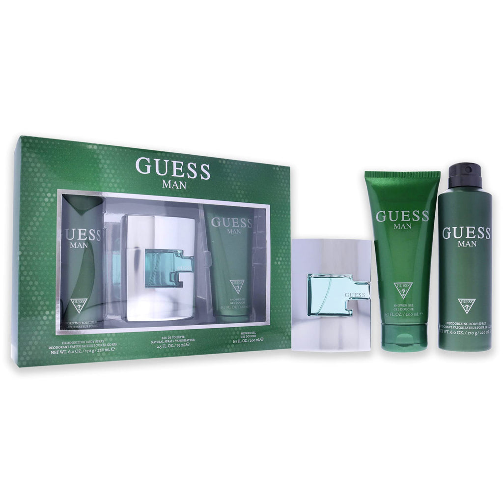 Guess Guess Man Gift Set 75ml EDT + 226ml Deodorant Spray + 200ml Shower Gel