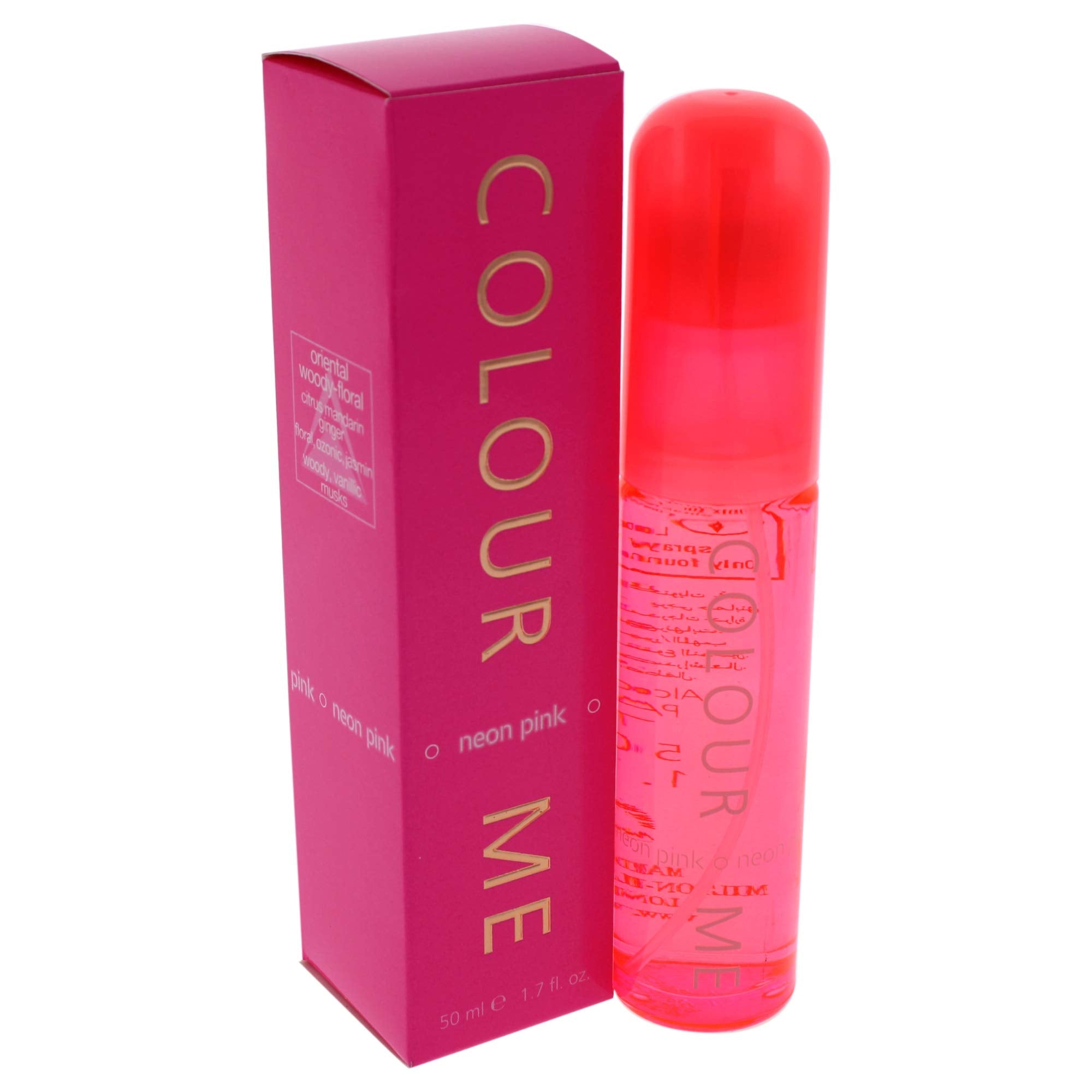 Milton Lloyd Colour Me Neon Pink Eau de Parfum 50ml Spray - Eau de Perfume at MyBeautyBoutique by Milton Lloyd