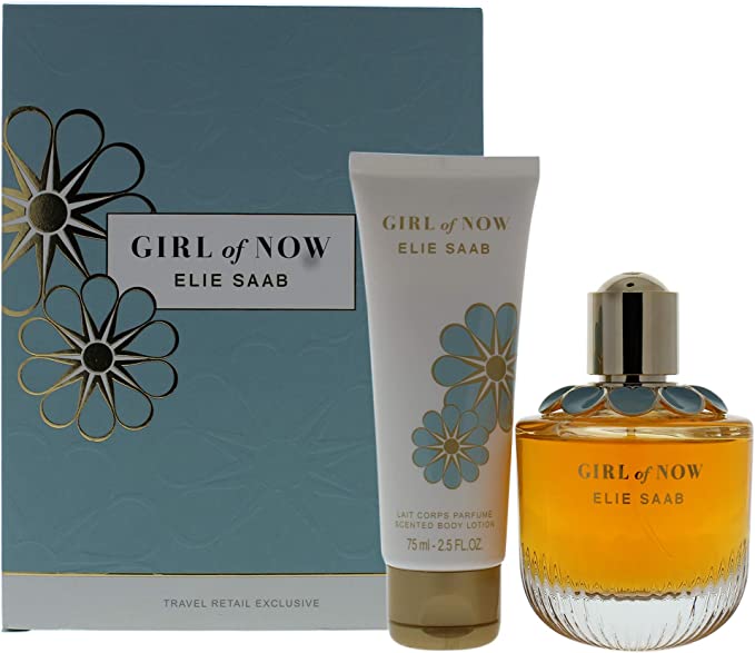 Elie Saab Girl Of Now 2 Piece Gift Set: Eau De Parfum 50ml - Body Lotion 75ml - Gift Set at MyBeautyBoutique by Elie Saab