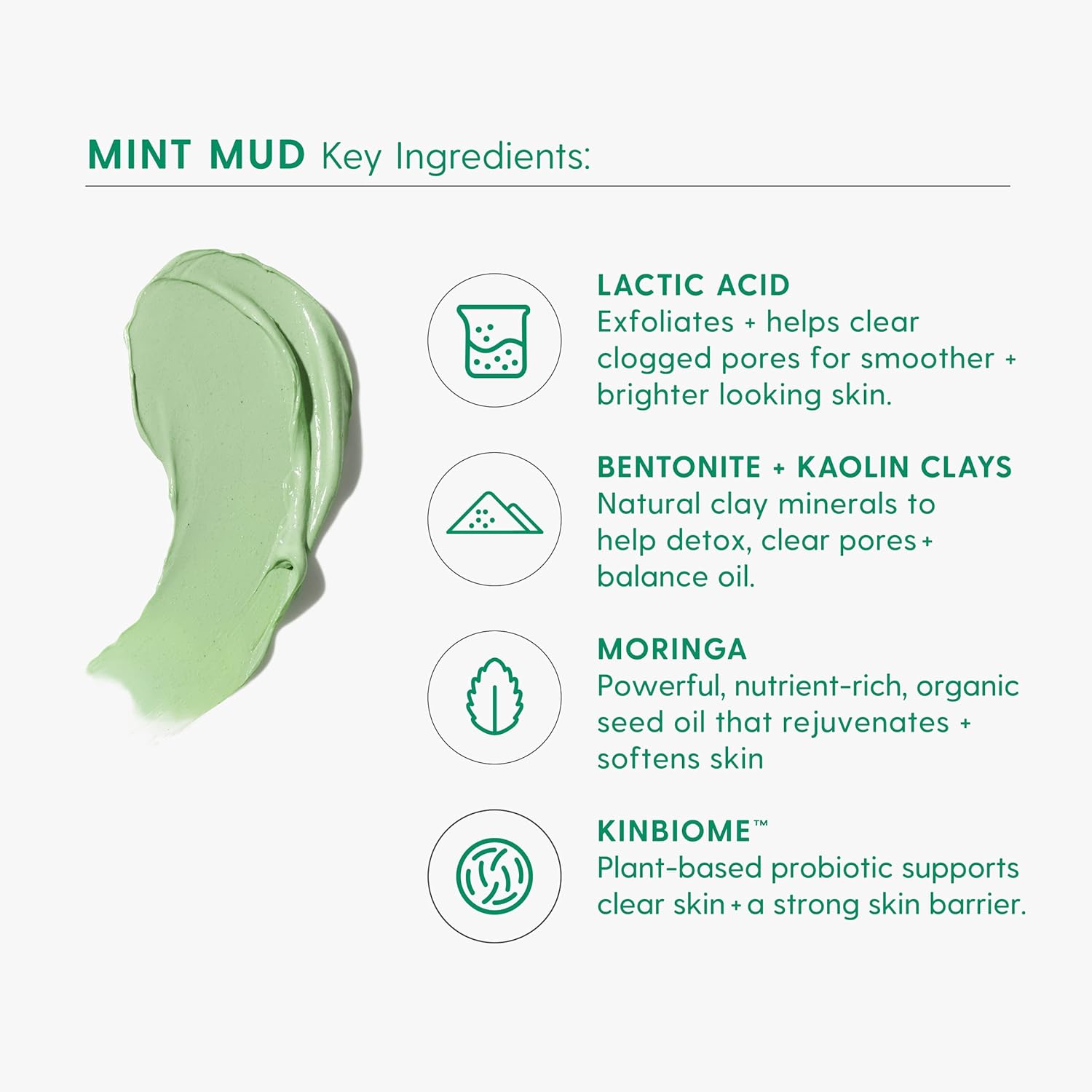Kinship Mint Mud Deep Pore Detox Mask 57g