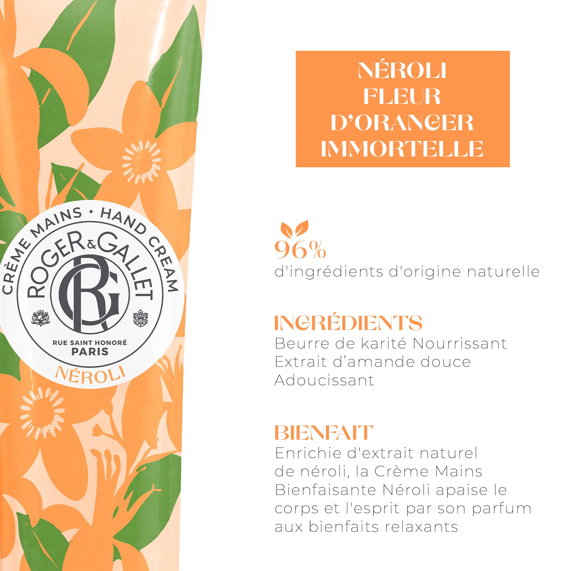 Roger & Gallet Néroli Hand Cream 30ml