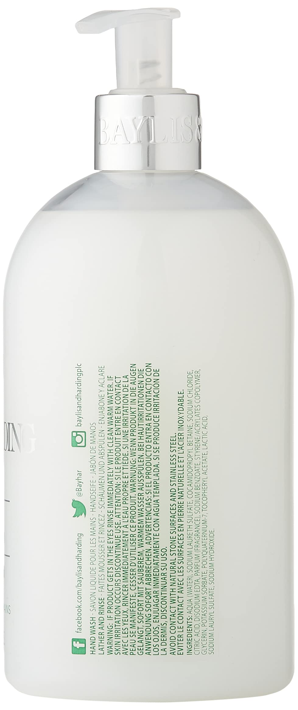Baylis & Harding Jasmine & Apple Blossom Antibacterial Hand Wash 500ml