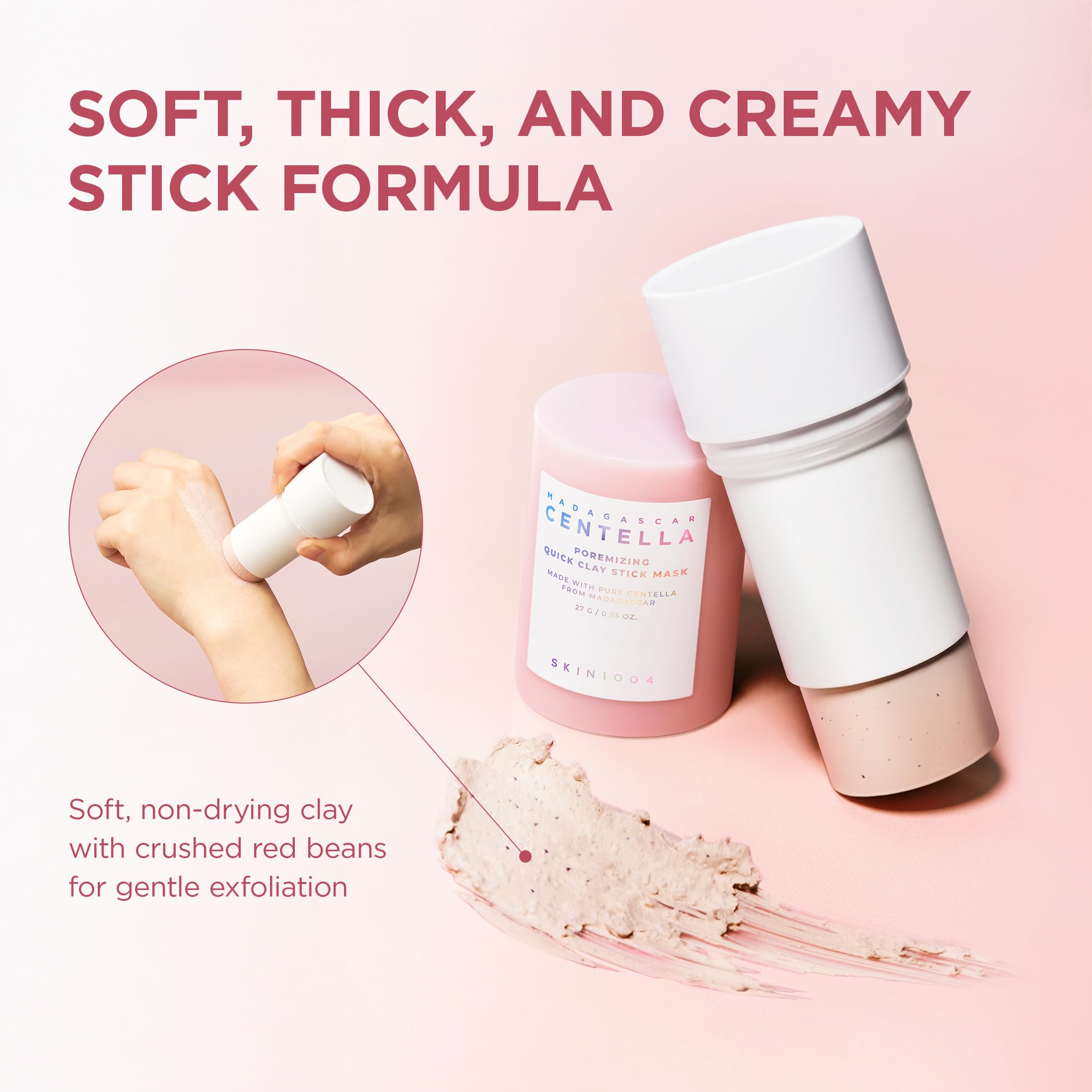 Skin1004 Madagascar Centella Poremizing Quick Clay Stick Mask 27ml