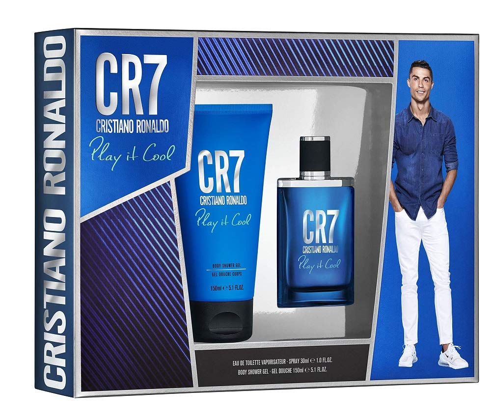 Cristiano Ronaldo Cr7 Play It Cool 2 Piece Gift Set: Eau De Toilette 30ml + Shower Gel 150ml - Gift Set at MyBeautyBoutique by Cristiano Ronaldo