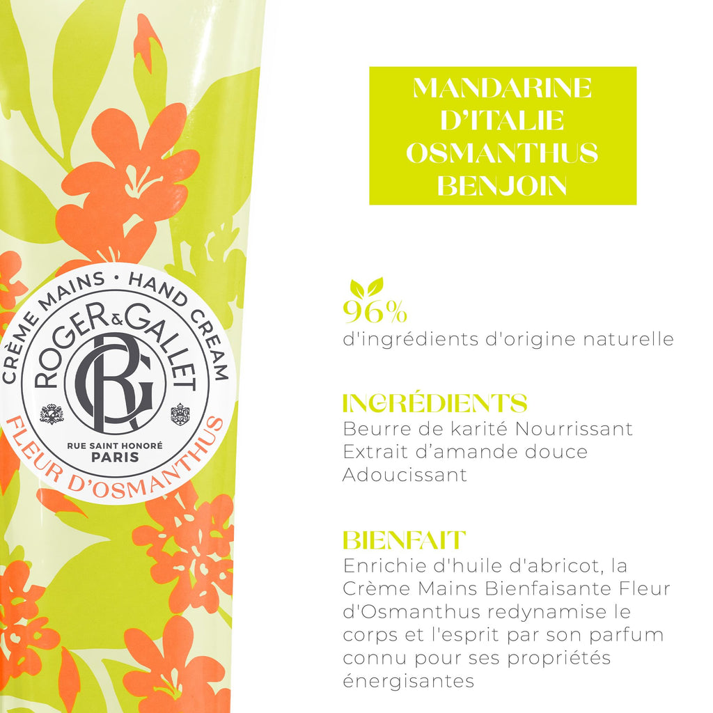 Roger  Gallet Fleur D'osmanthus Hand Cream 30ml
