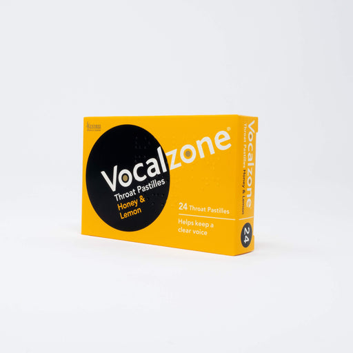 Vocalzone Throat Pastilles Honey & Lemon 