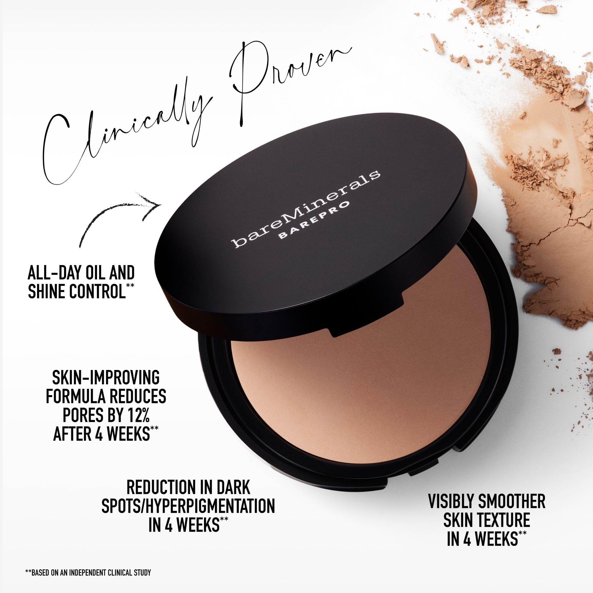 bareMinerals BarePro 24H Skin-Perfecting Powder Foundation 8g - Light 20 Cool
