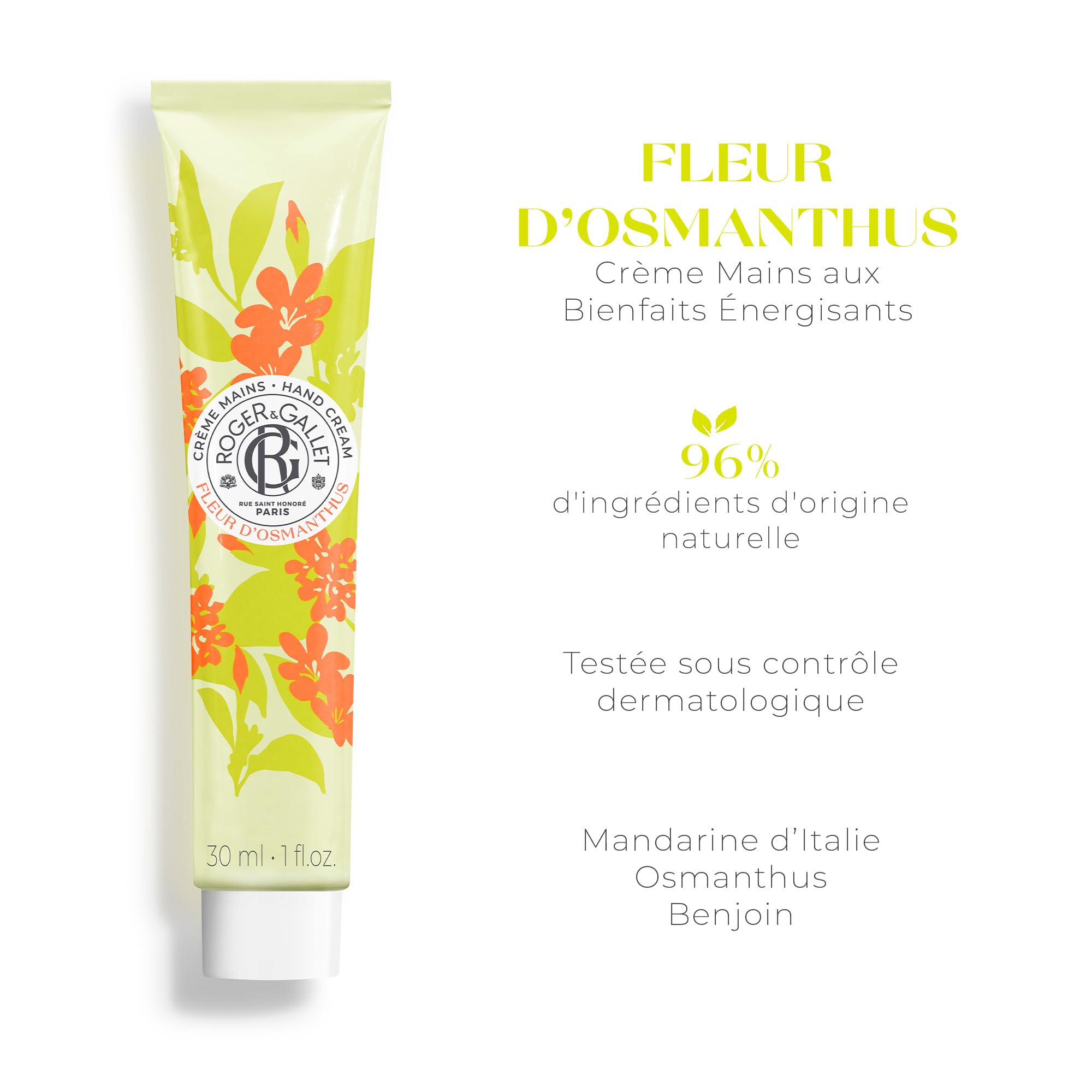 Roger  Gallet Fleur D'osmanthus Hand Cream 30ml