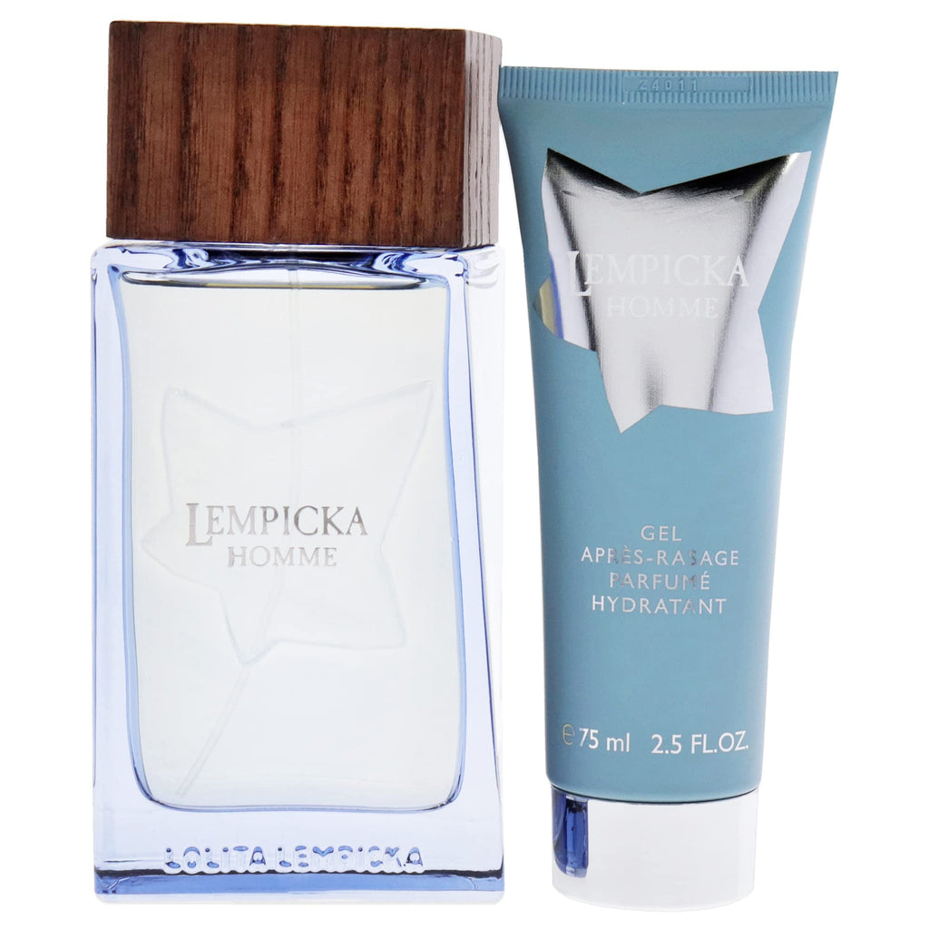 Lolita Lempicka Homme Gift Set 100ml EDT + 75ml Aftershave Balm + Bag - Fragrance at MyBeautyBoutique by Lolita Lempicka