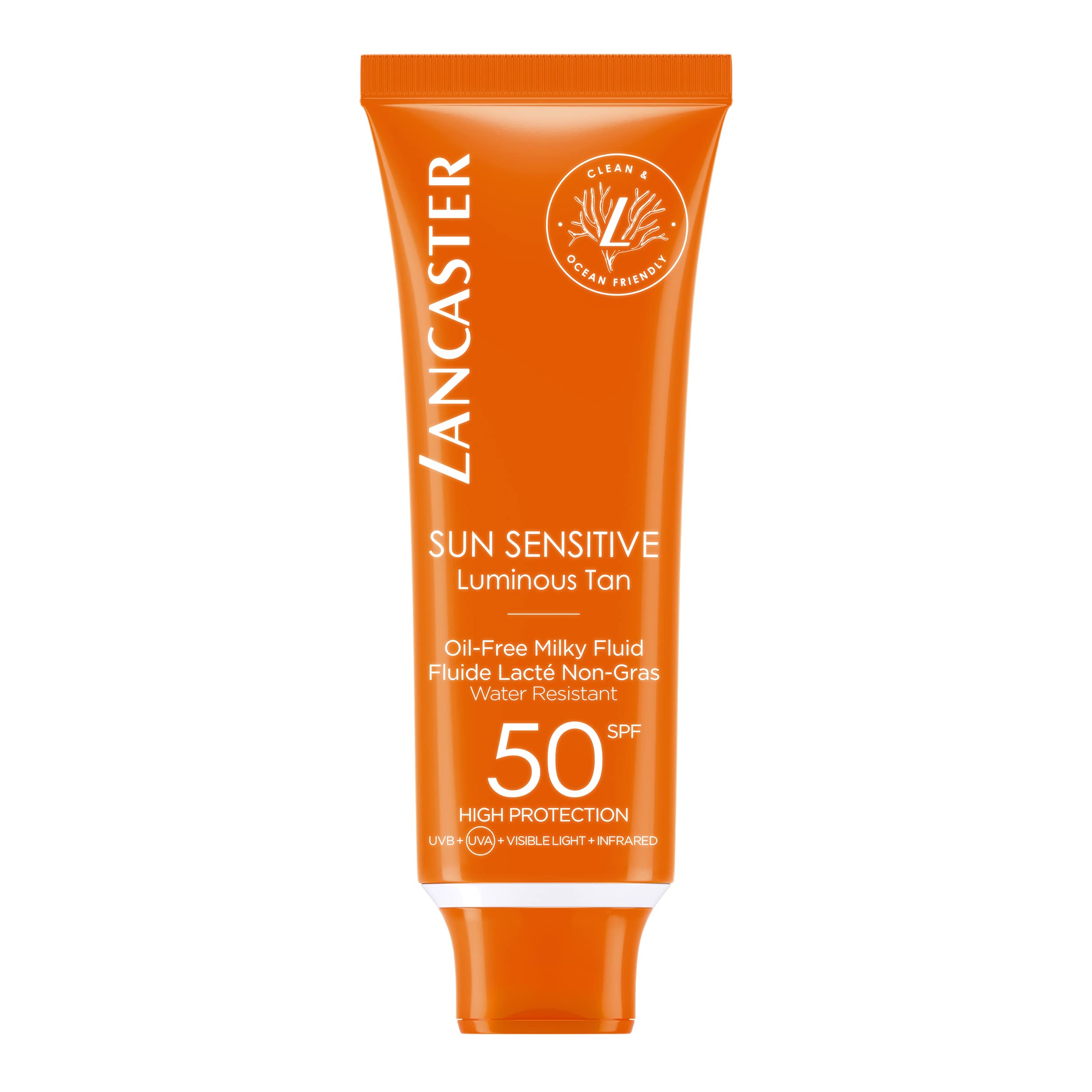 Lancaster Sun Sensitive Luminous Tan Oil Free Milky Fluid SPF50 50ml