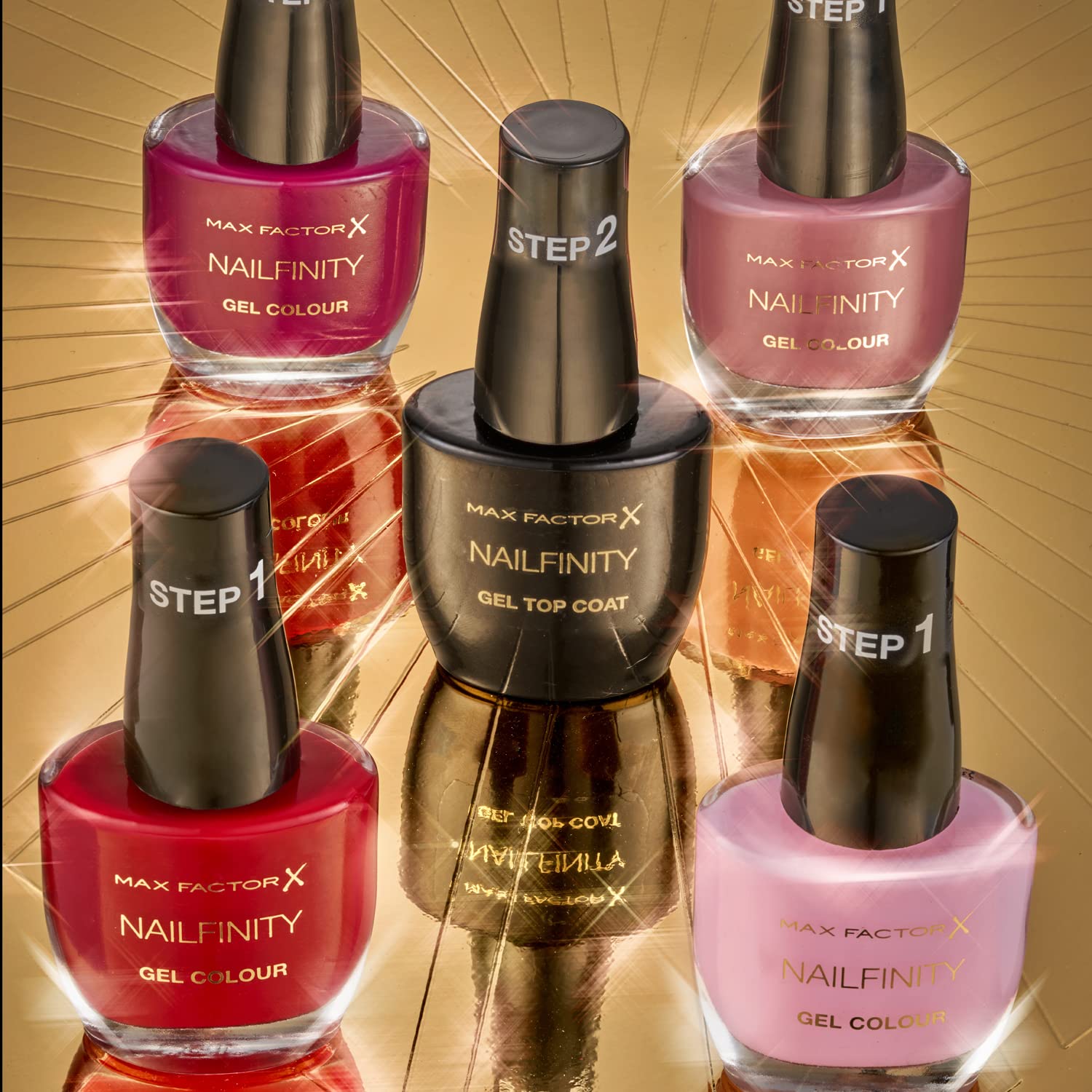 Max Factor Nailfinity Gel Colour Nail Polish 12ml - 300 Ruby Tuesday