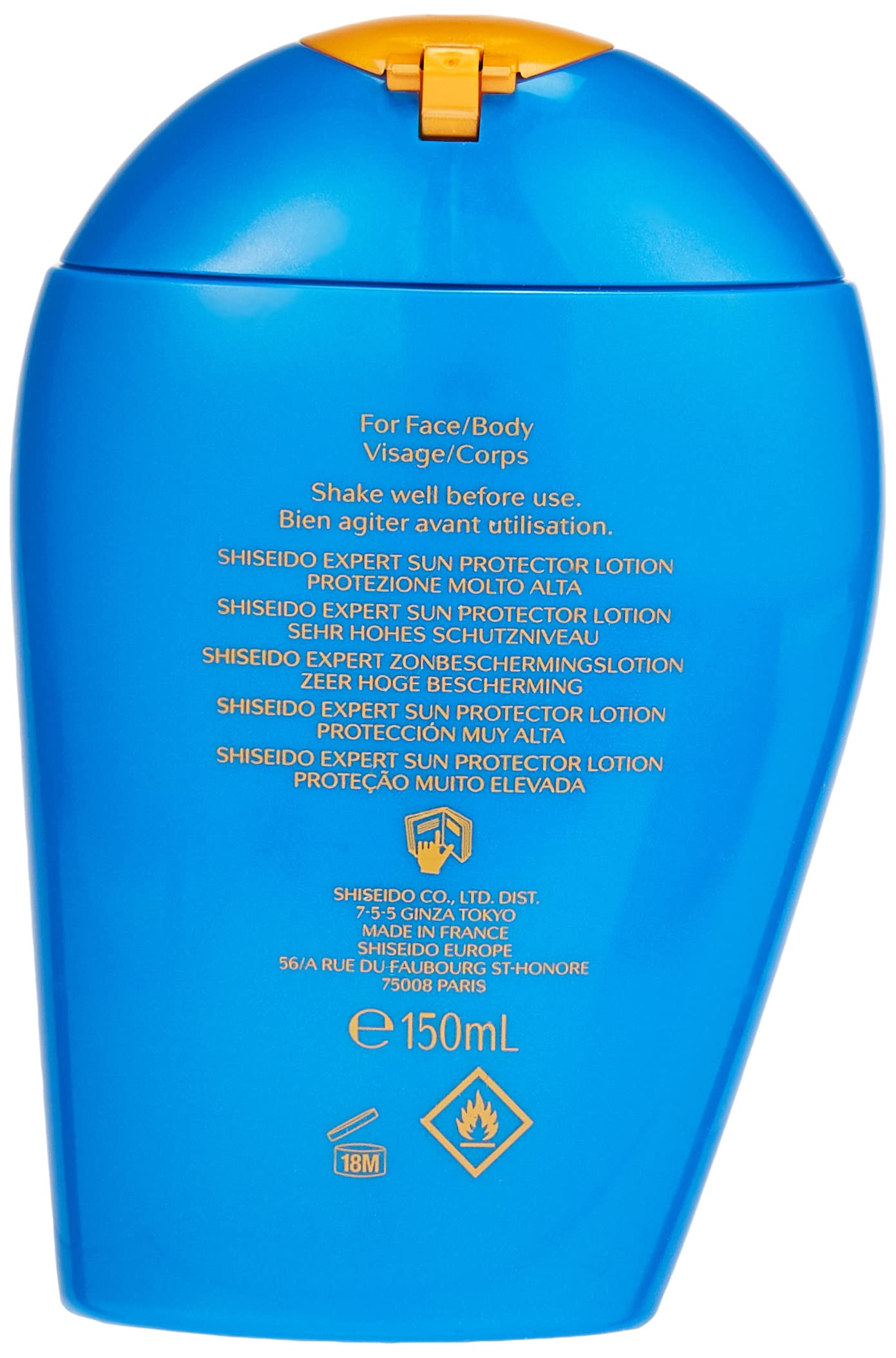 Shiseido Expert Sun Protector Face And Body Lotion SPF50+ 150ml