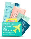 Patchology On the Fly Travel Set: Hydrate Sheet Mask 2pcs + Flash Eye Gel + Hydrating Lip Gel + Restoring Eye Gel