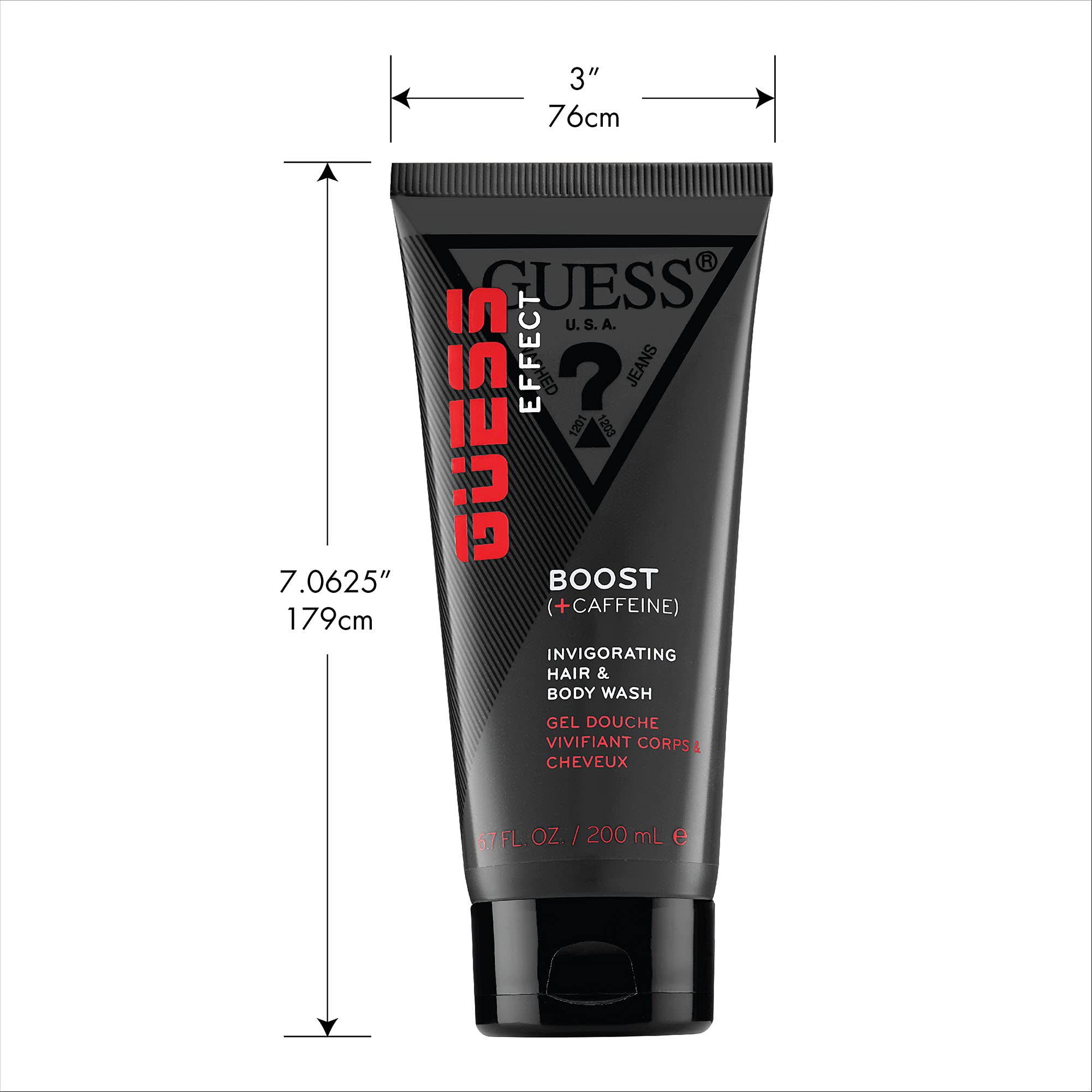 Guess Guess Effect Boost Invigorating Caffeine Hair and Body Wash 200ml