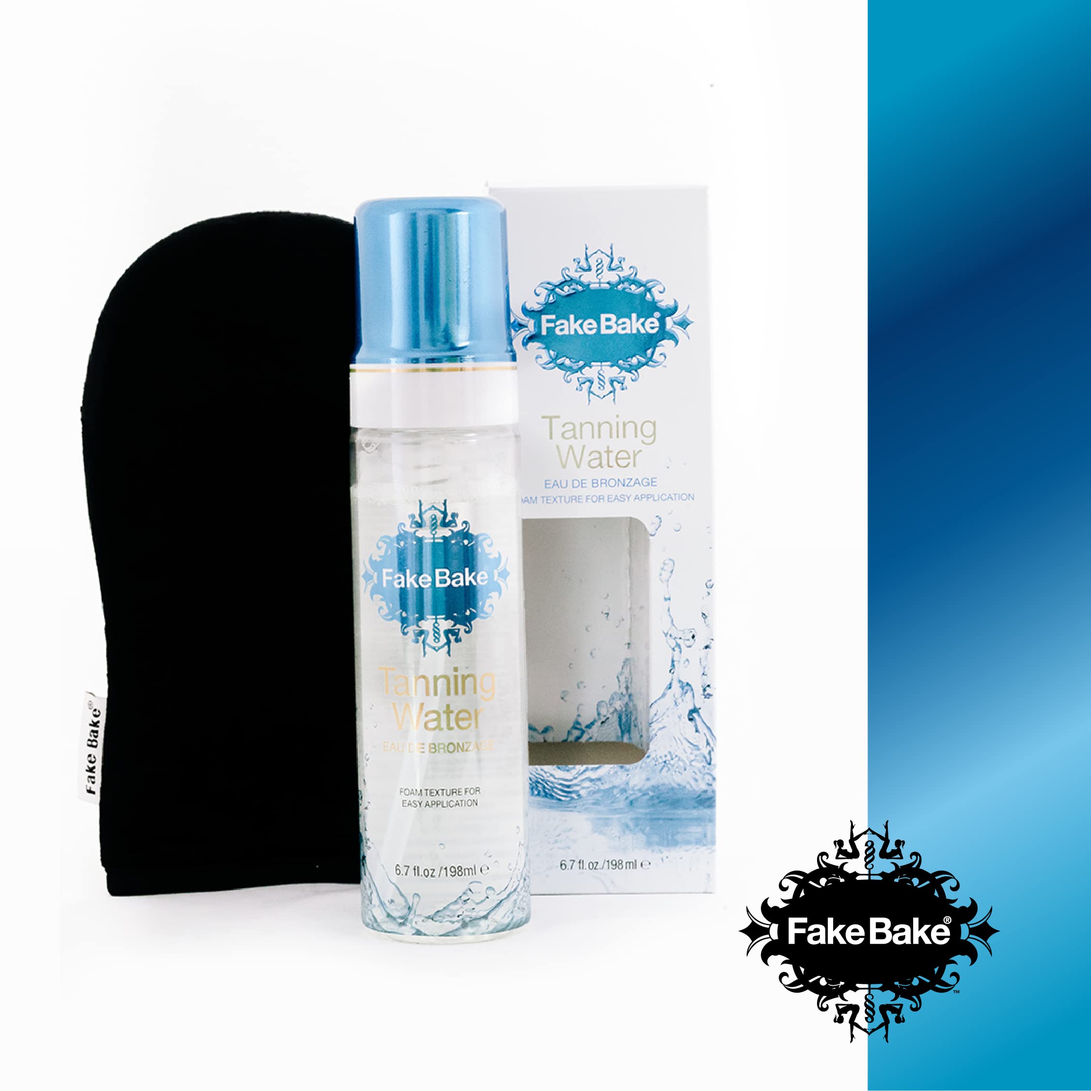 Fake Bake Tanning Water 198ml  Application Mitt