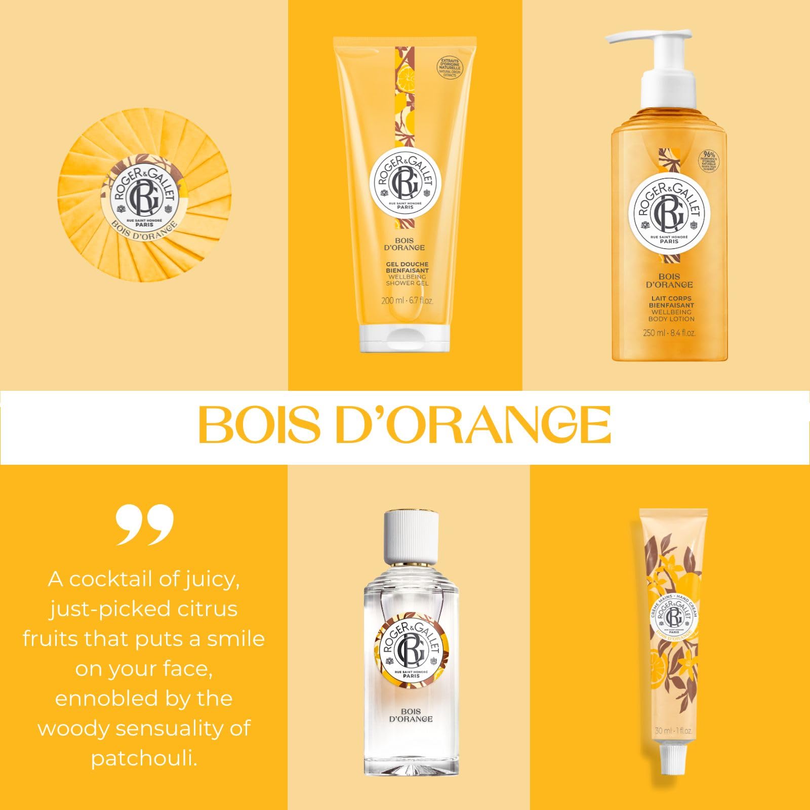 Roger & Gallet Bois d'Orange Wellbeing Fragranced Water 30ml Spray