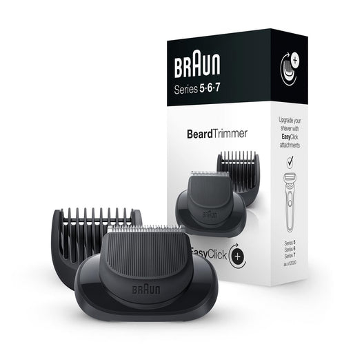 Braun EasyClick Beard Trimmer Attachment for Series 5, 6 and 7 Electric Shaver (New Generation)