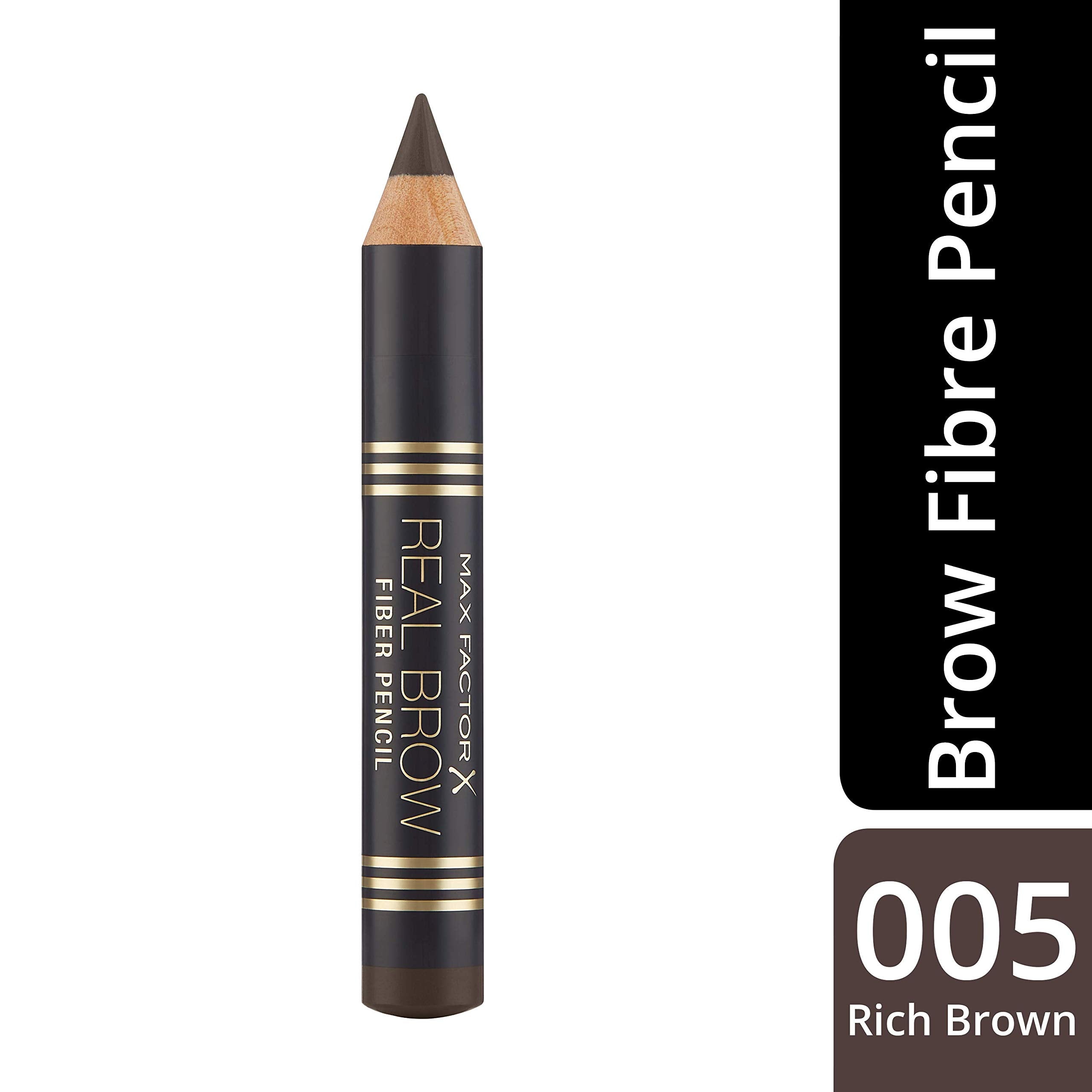 Max Factor Brow Fiber Eyebrow Pencil 1.8g - 005 Rich Brown