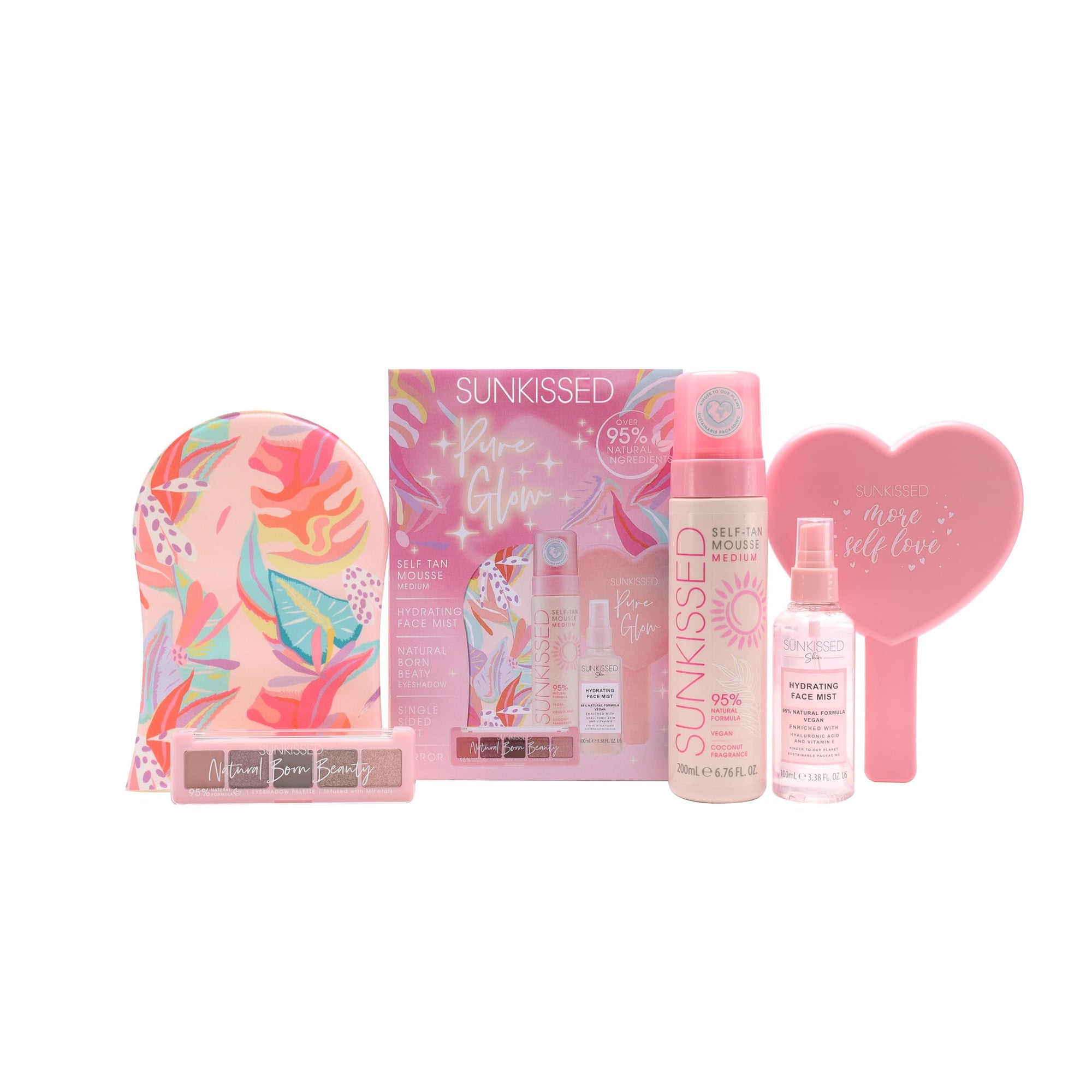 Sunkissed Pure Glow Tanning Gift Set - Medium