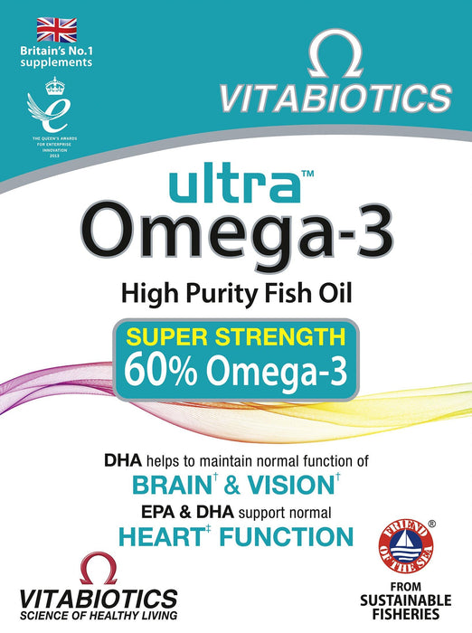 Vitabiotics Ultra Omega 3 High Purity Fish Oil Capsules