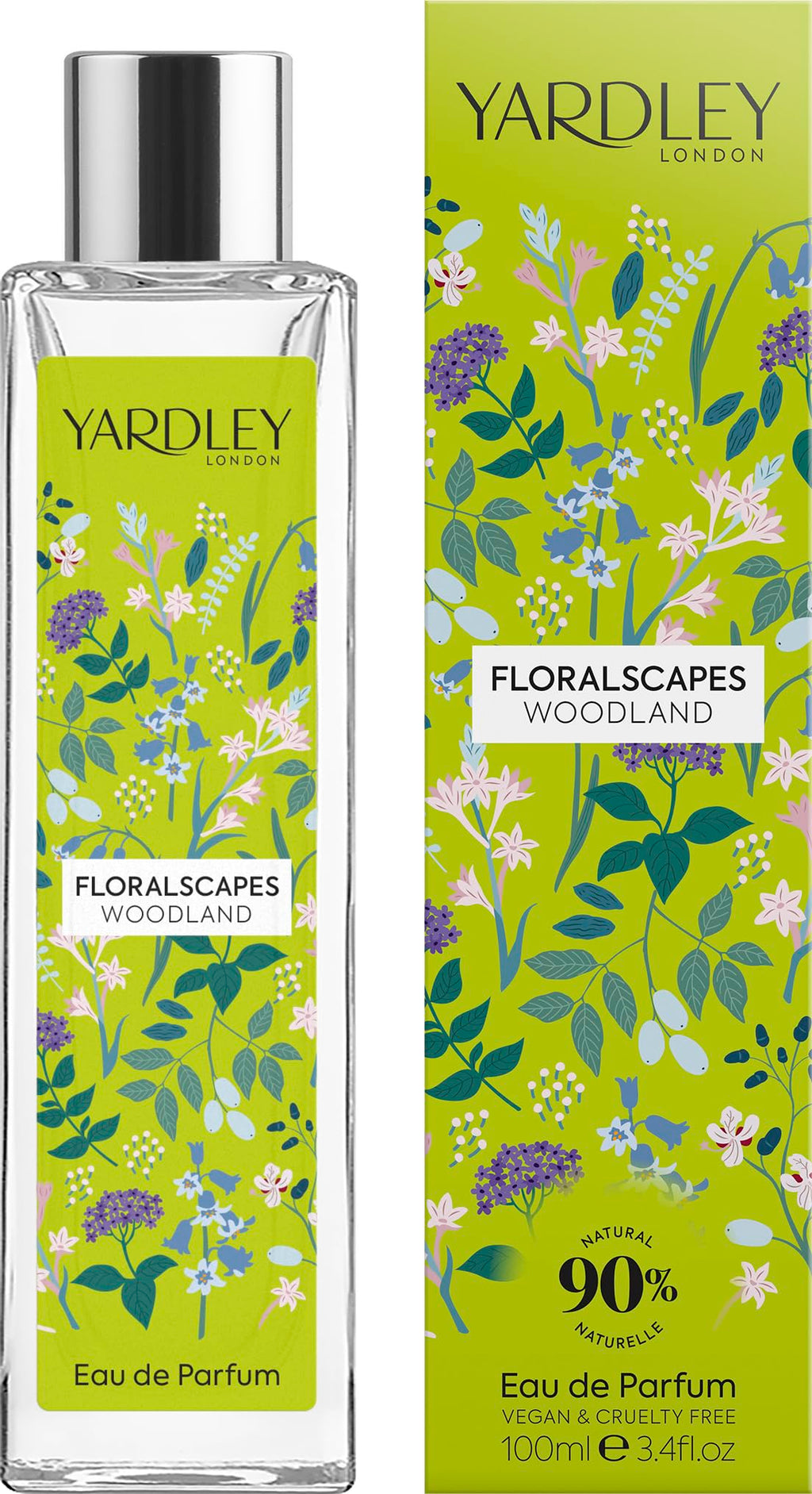 Yardley Floralscapes Woodland Eau de Parfum 100ml Spray