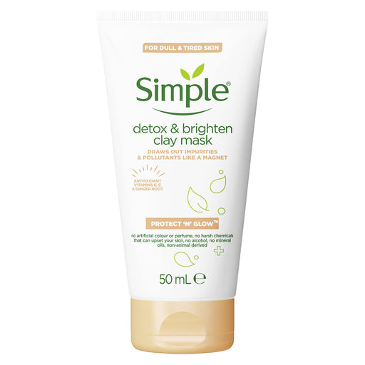 Simple Protect & Glow Detox & Brighten Clay Mask