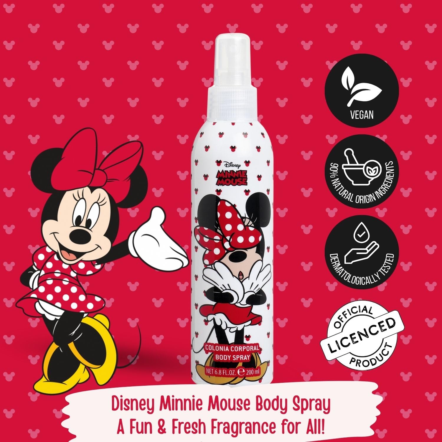 Disney Minnie Mouse Body Spray 200ml