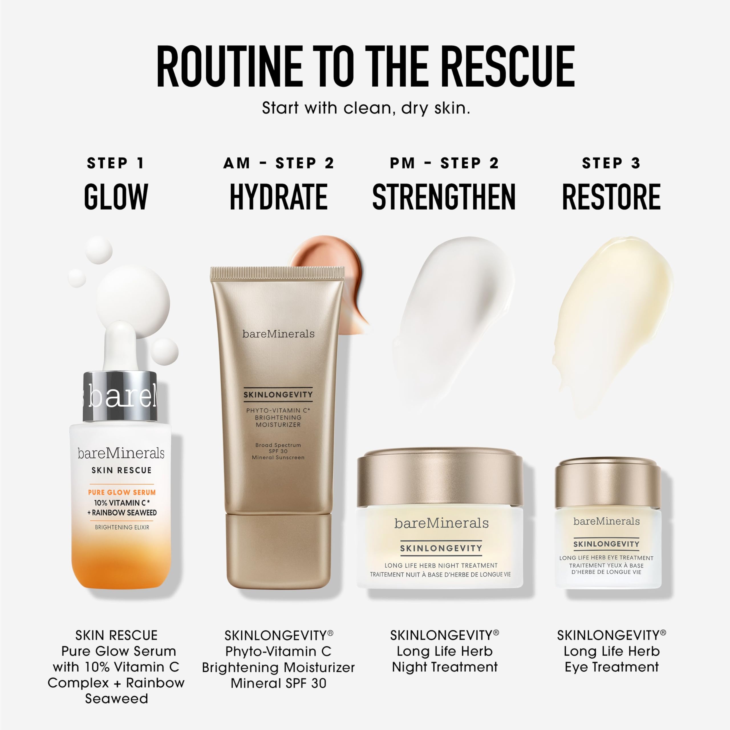 BareMinerals Skin Rescue Pure Glow Serum 30ml