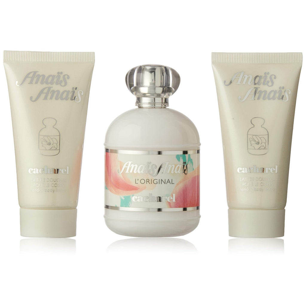 Cacharel Anais Anais L'Original Gift Set 100ml EDT + 2 x 50ml Body Lotion