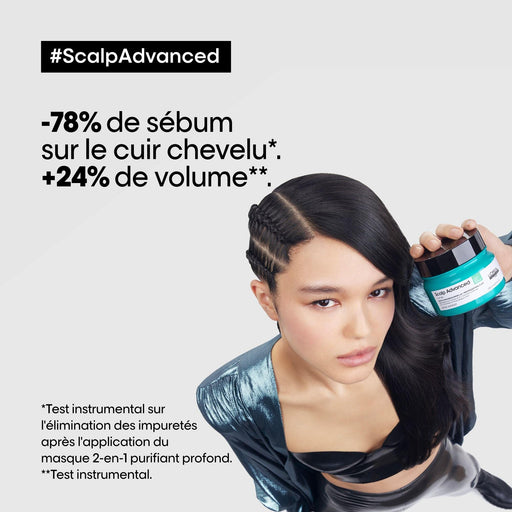 L'Oréal Scalp Advanced Anti-Oiliness 2-In-1 Deep Purifier Clay 250ml