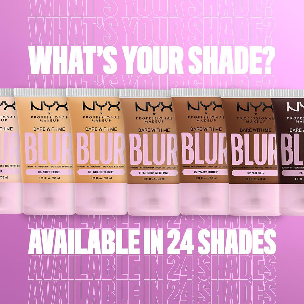 NYX Bare With Me Skin Tint Foundation 30ml - 07 Golden