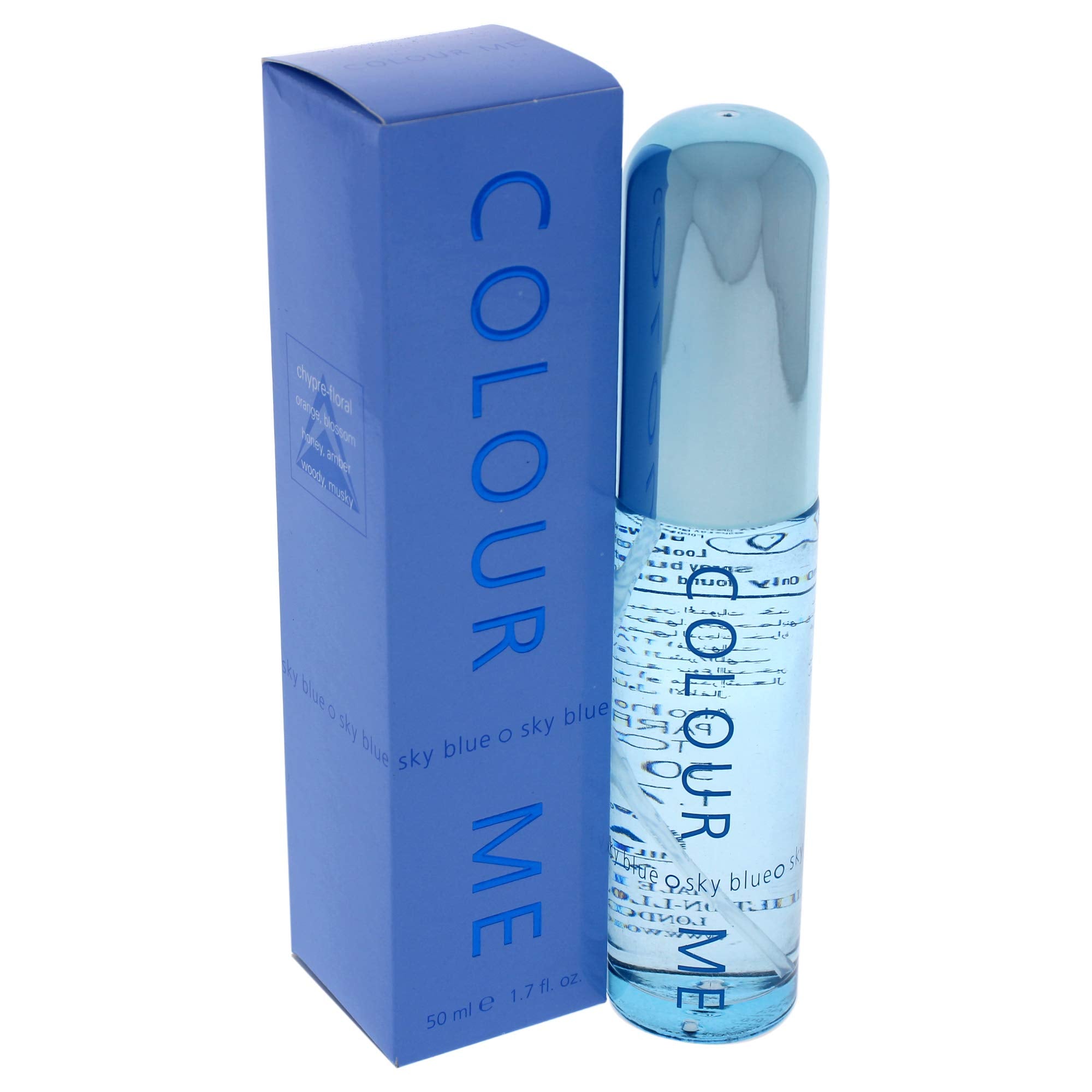 Colour Me Sky Blue Gift Set 50ml PDT Spray + 10ml Roll-on Perfume - Eau de Perfume at MyBeautyBoutique by Colour Me
