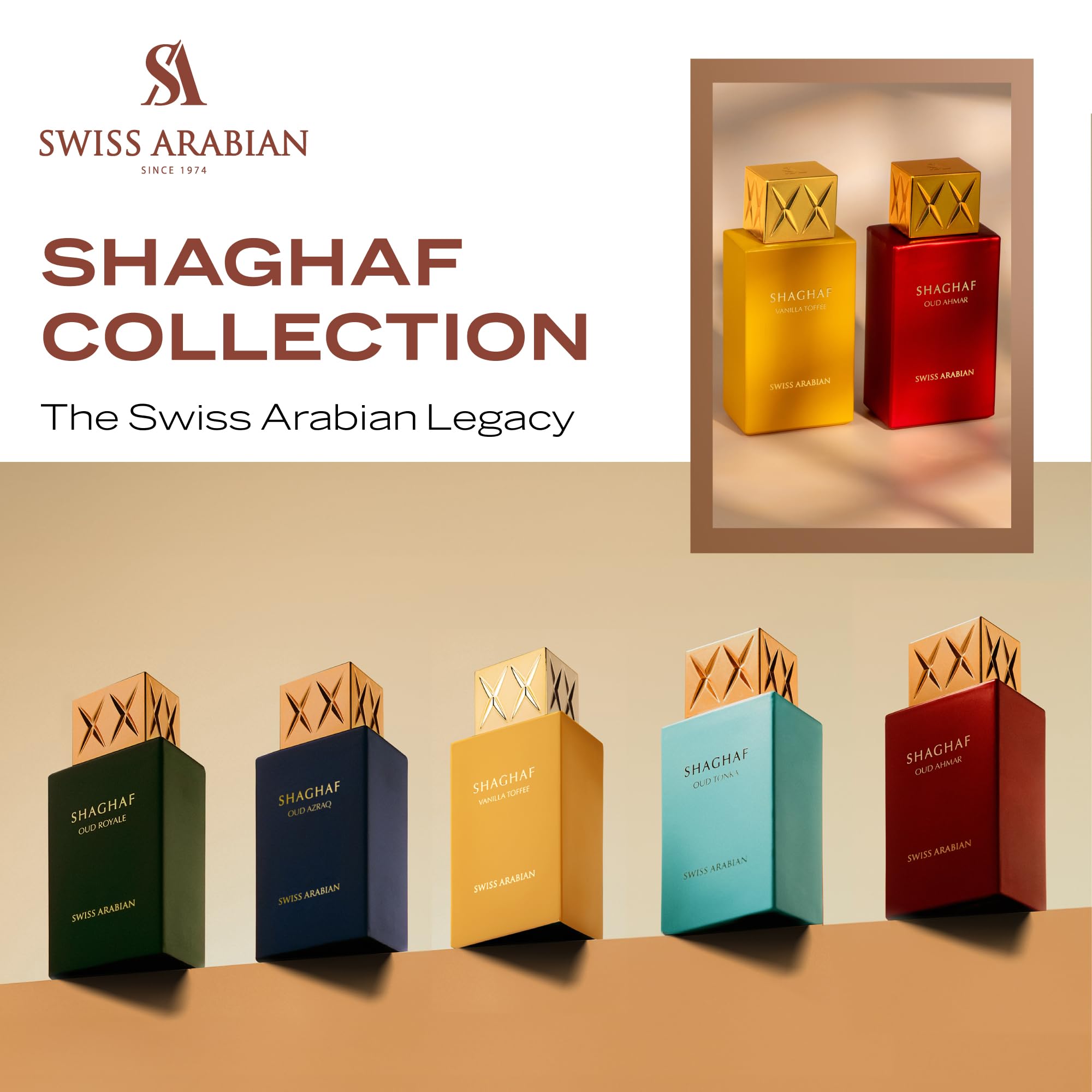 Swiss Arabian Shaghaf Oud Ahmar Eau de Parfum 75ml Spray