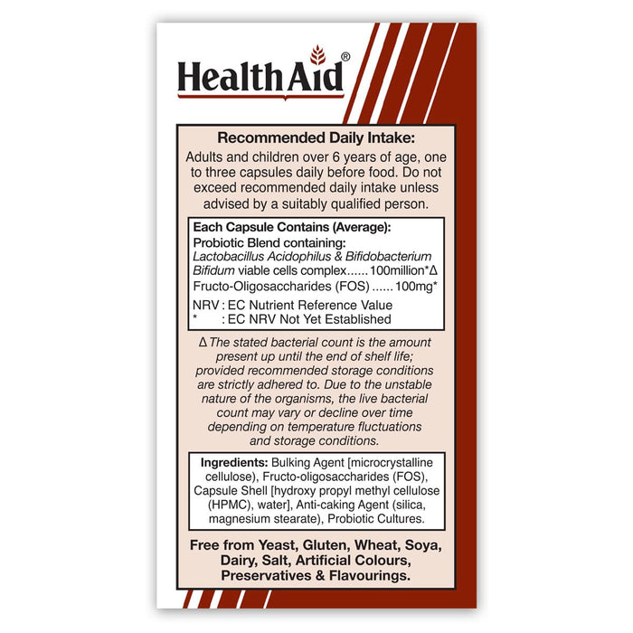 Healthaid Acidophilus Vegicaps