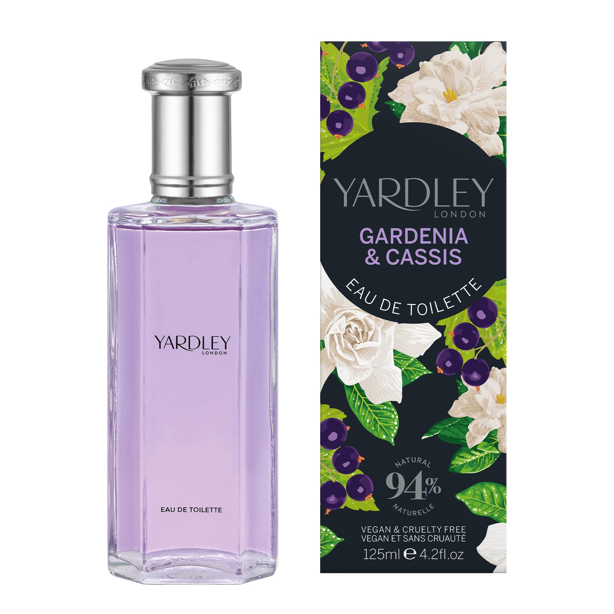 Yardley Gardenia & Cassis Eau de Toilette 125ml Spray