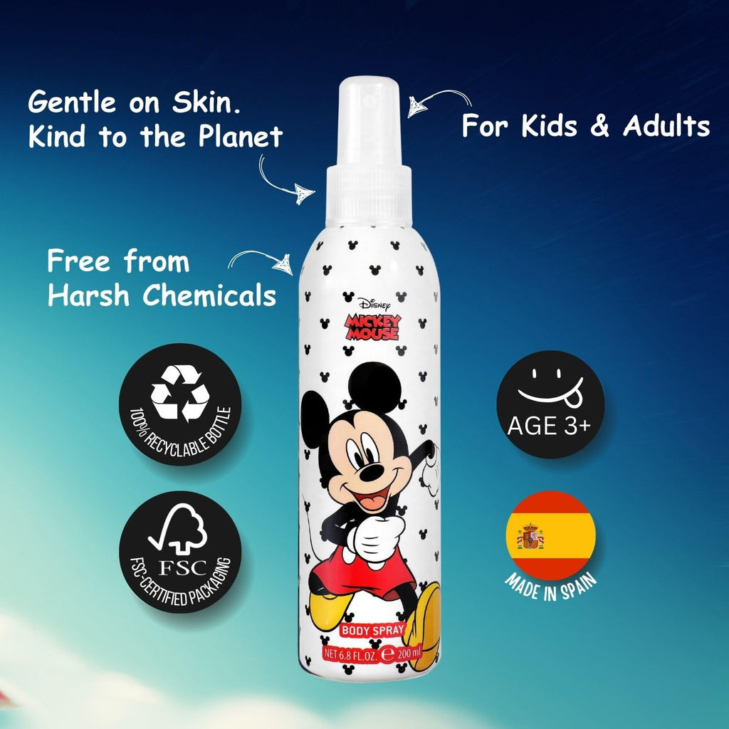 Disney Mickey Mouse Cool Cologne Spray 200ml