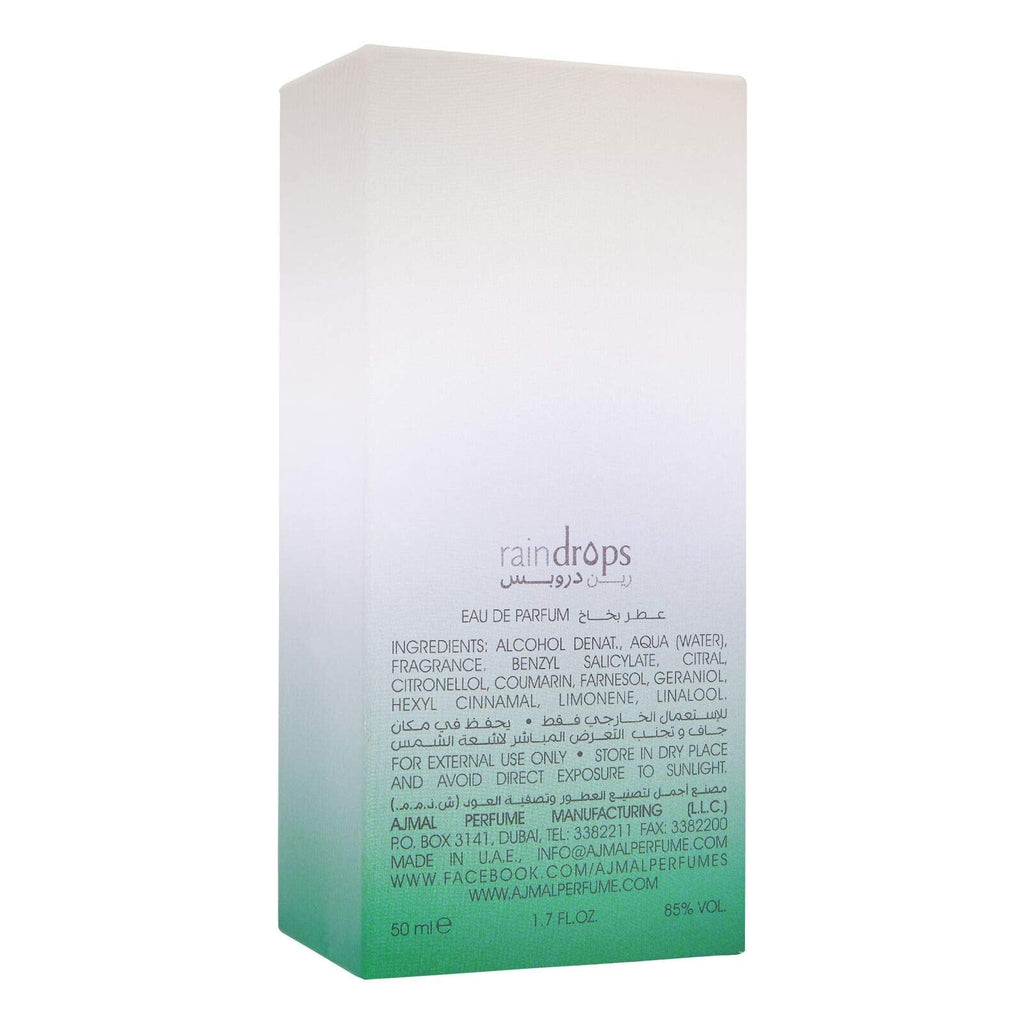 Ajmal Raindrops Eau de Parfum 50ml Spray