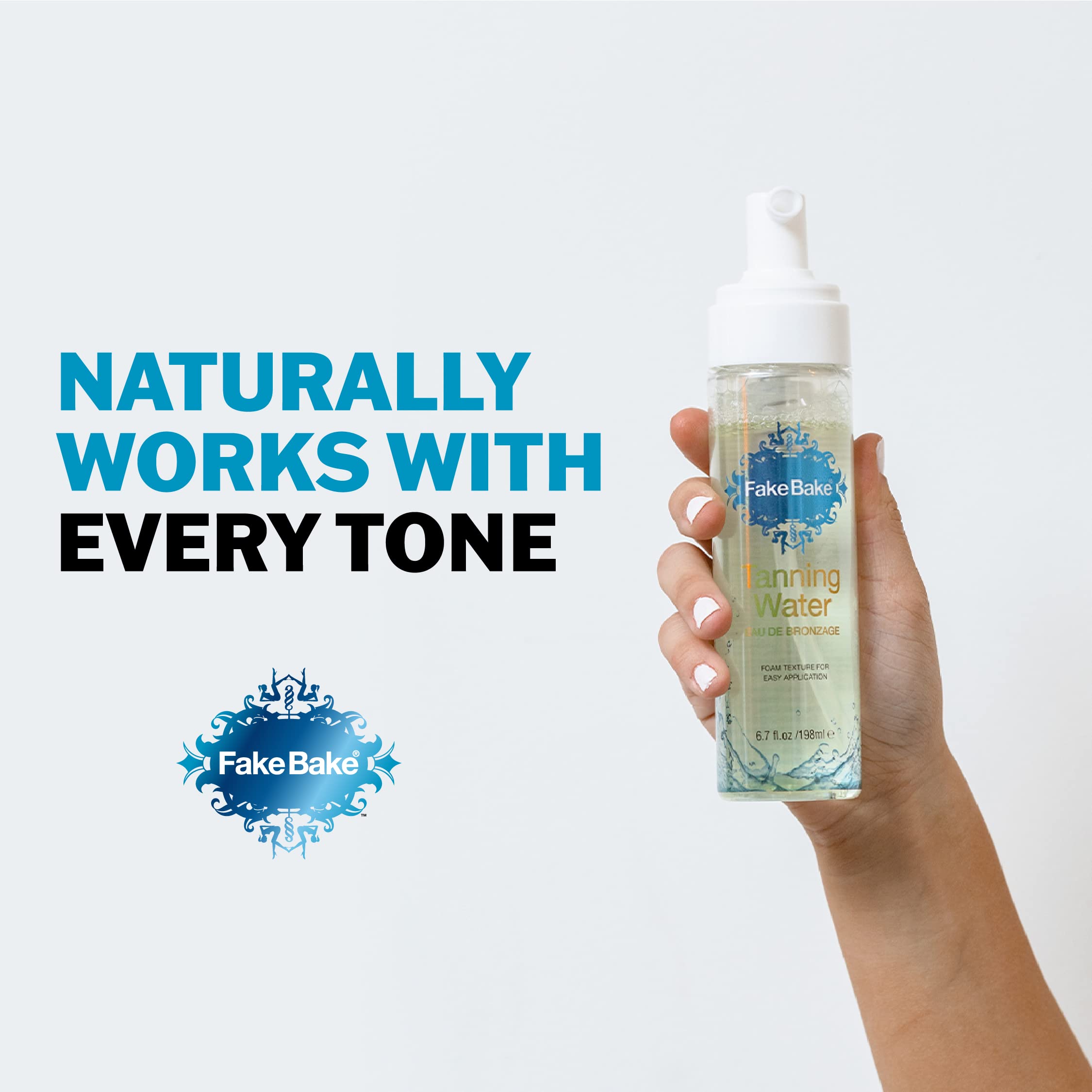 Fake Bake Tanning Water 198ml  Application Mitt