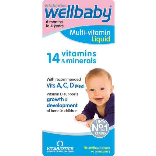 Vitabiotics Wellkid Calcium Liquid 