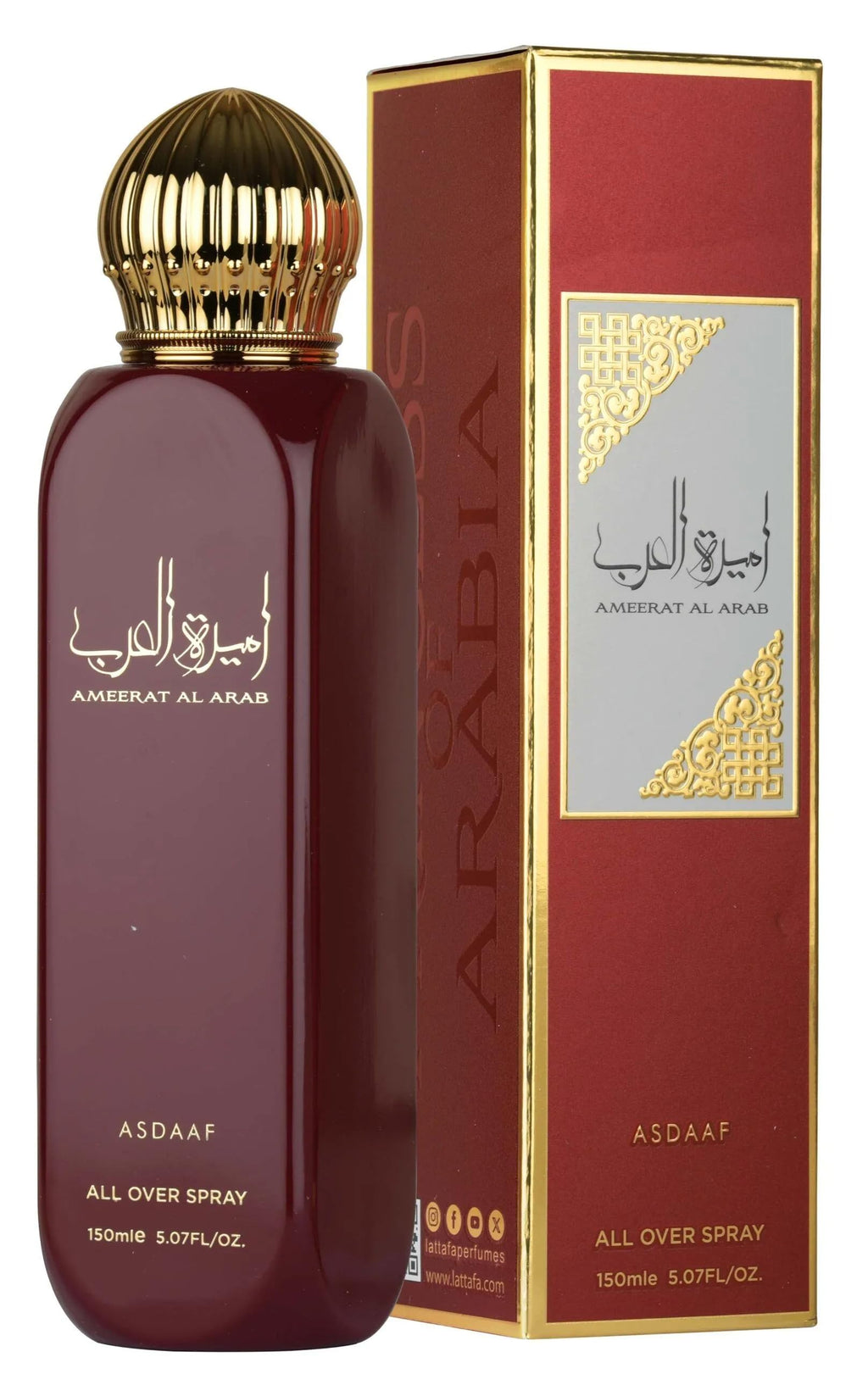 Lattafa Perfumes Ameerat Al Arab All Over Body Spray 150ml